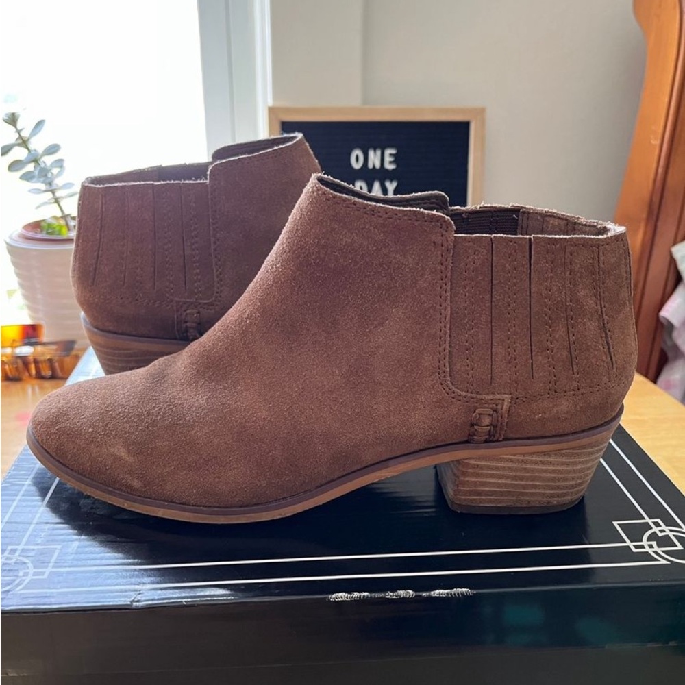Gianni Fermani Suede Ankle Boots | W8.5